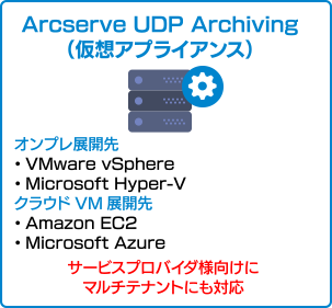 Arcserve UDP ArchivingizAvCAXj