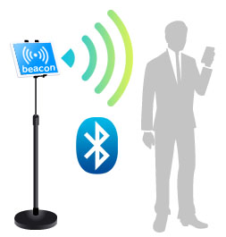 スマートフォン、スマホでBeacon(ビーコン)送信端末、受信端末が可能!