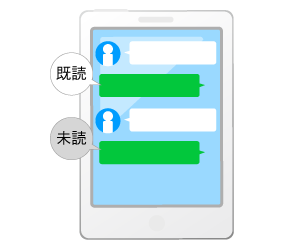 チャットの個人別未読/既読の確認が可能！